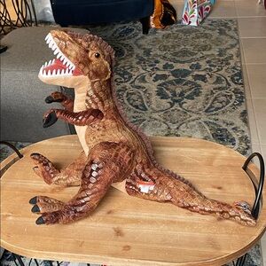 Brown Dinosaur Plush Toy for Reptile Enthusiasts